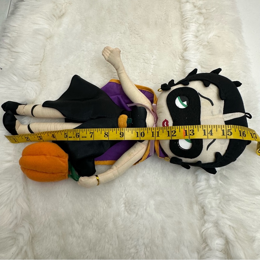 Betty Boop  2004 Halloween Betty In Mask Witch Plush Kellytoys Doll 16in - Picture 3 of 9